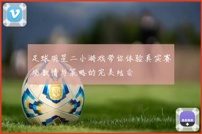 足球明星二小游戏带你体验真实赛场激情与策略的完美结合