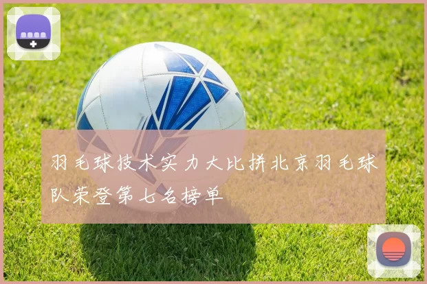 羽毛球技术实力大比拼北京羽毛球队荣登第七名榜单