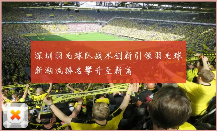深圳羽毛球队战术创新引领羽毛球新潮流排名攀升至新高